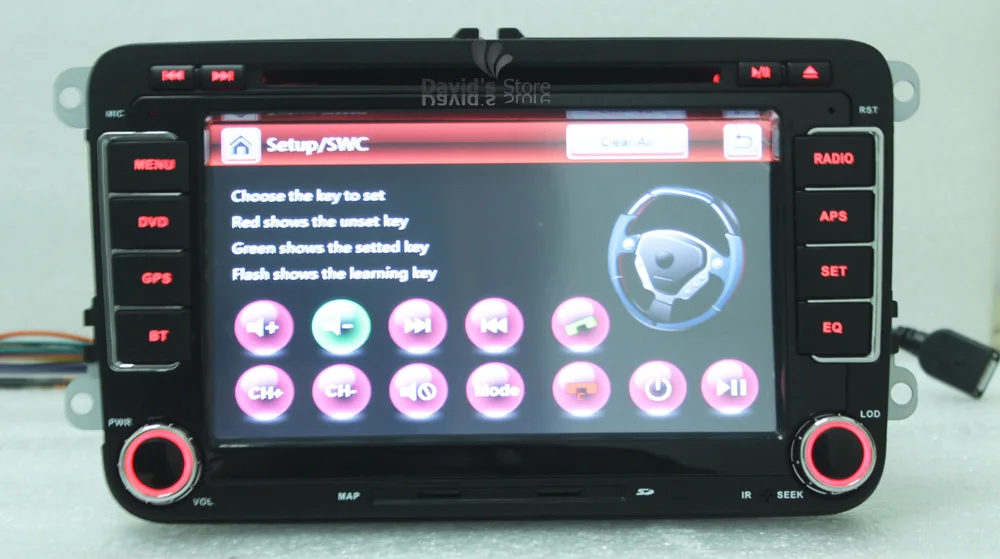7inchs Car Navigation for Volkswagen with Built-in Canbus 16