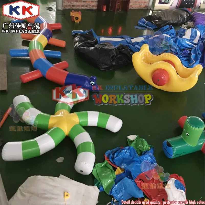 0 9 мм ПВХ надувные морские звезды диск водяные плавающие элементы для аквапарка