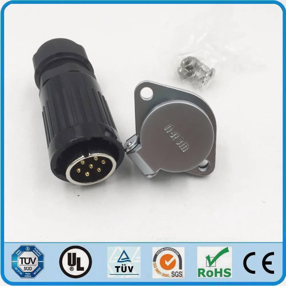 Оригинальный разъем Weipu WP20 TK + Z 2 3 4 5 7 9 12 Pin кабель розетка водонепроницаемый