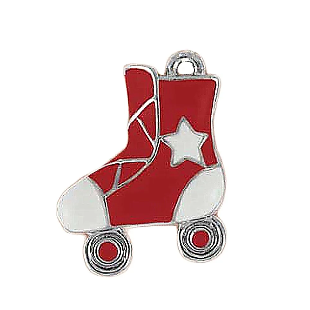 Fashion New Arrival Bracelets Making DIY Spor ICE Skating Shoe Charms Figure Accessories For Women Girls Jewelry | Украшения и