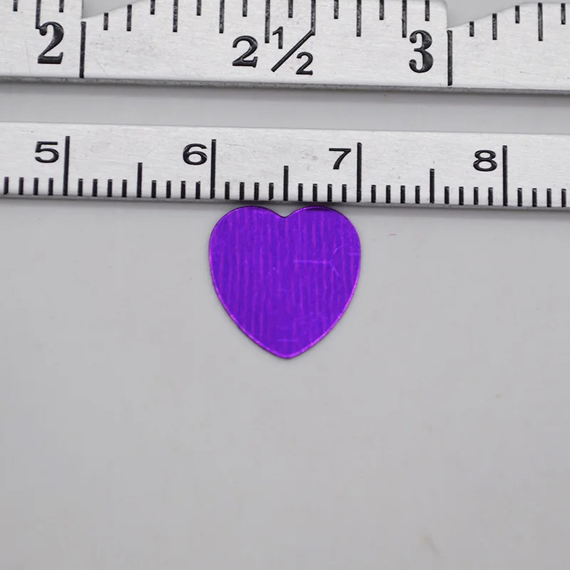 Sparkling Arclic Confetti Solid Color Heart Confetti DIY Love For Wedding Party Table Decorative Supplies 500pcs