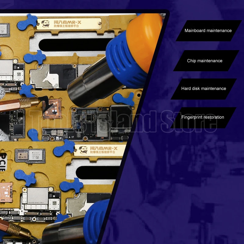 Механик MR-X 4 in1 взрывозащищенный материнская плата Процессор NAND отпечатков пальцев Ремонт Держатель печатной платы приспособление для iPhone XR/Xs/X Max/