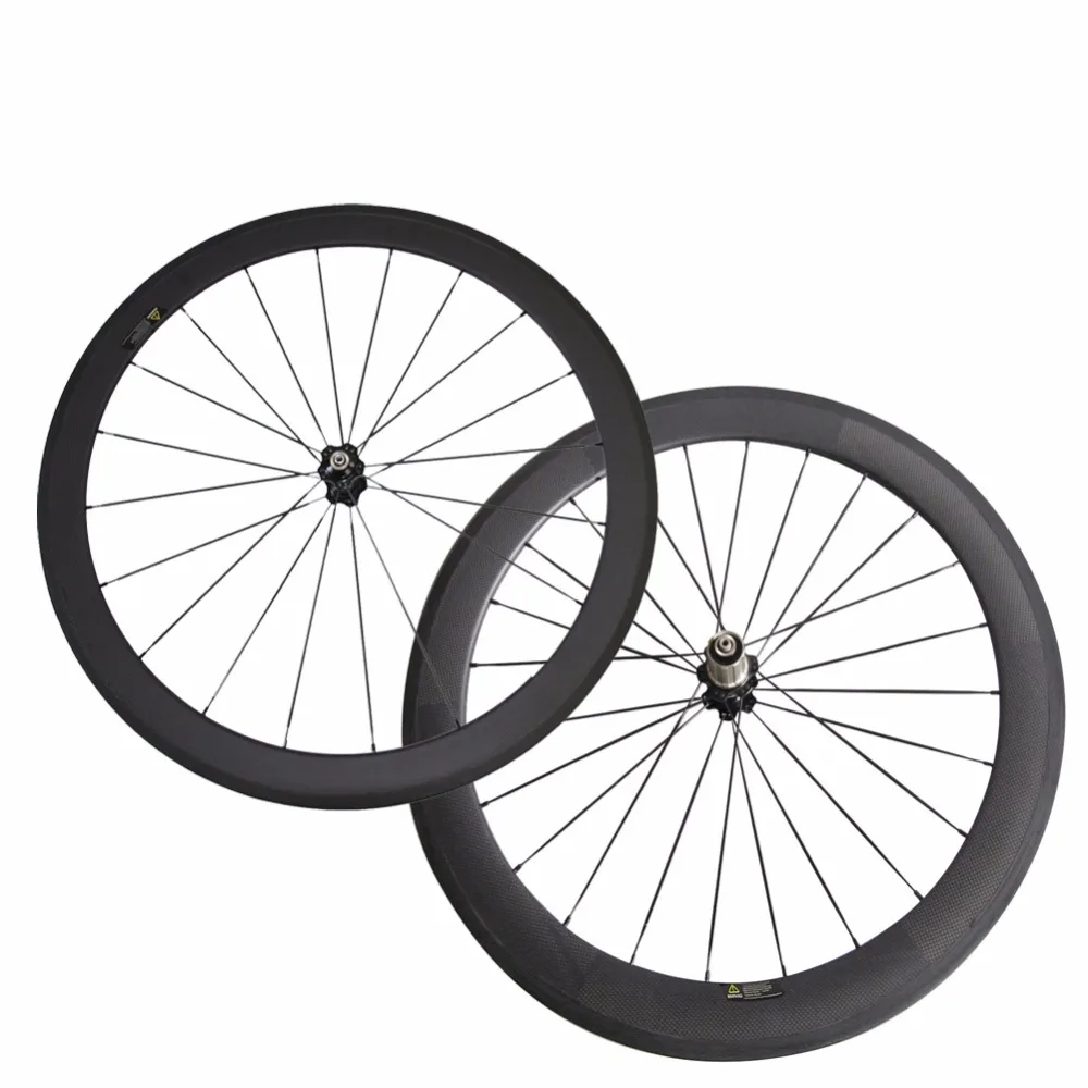 Flash Deal CSC 700C 25mm road bicycle wheelset Clincher Tubular Depth 38+50/50+60/50+88/60+88mm Carbon bike Road wheels carbon novatec 2
