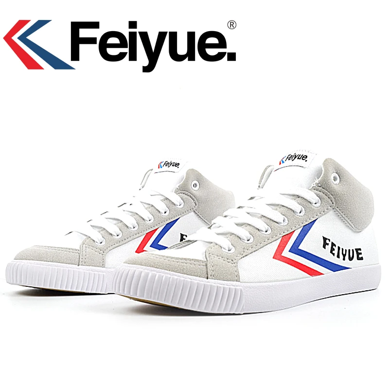 Feiyue/Коллекция года; оригинальные высокие кроссовки Knight; Классическая обувь для боевых искусств; таичи; тхэквондо; ушу; кунг-фу; мягкая удобная обувь