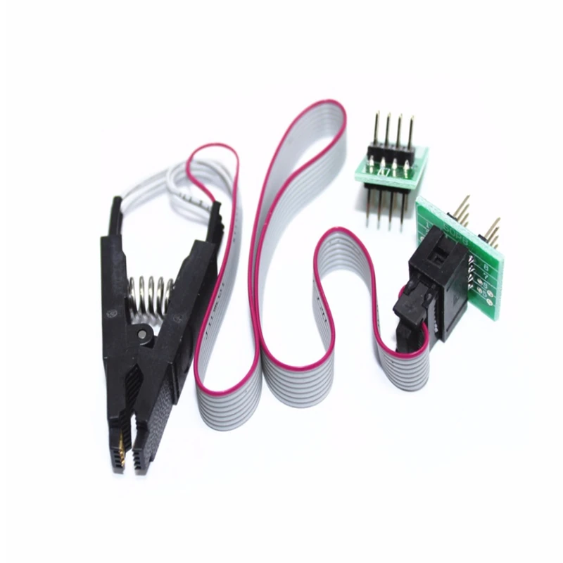 

SOIC8 SOP8 Test Clip with 2 Adapters For EEPROM 93CXX / 25CXX / 24CXX In-circuit Programming Work Perfect and Free Shipping