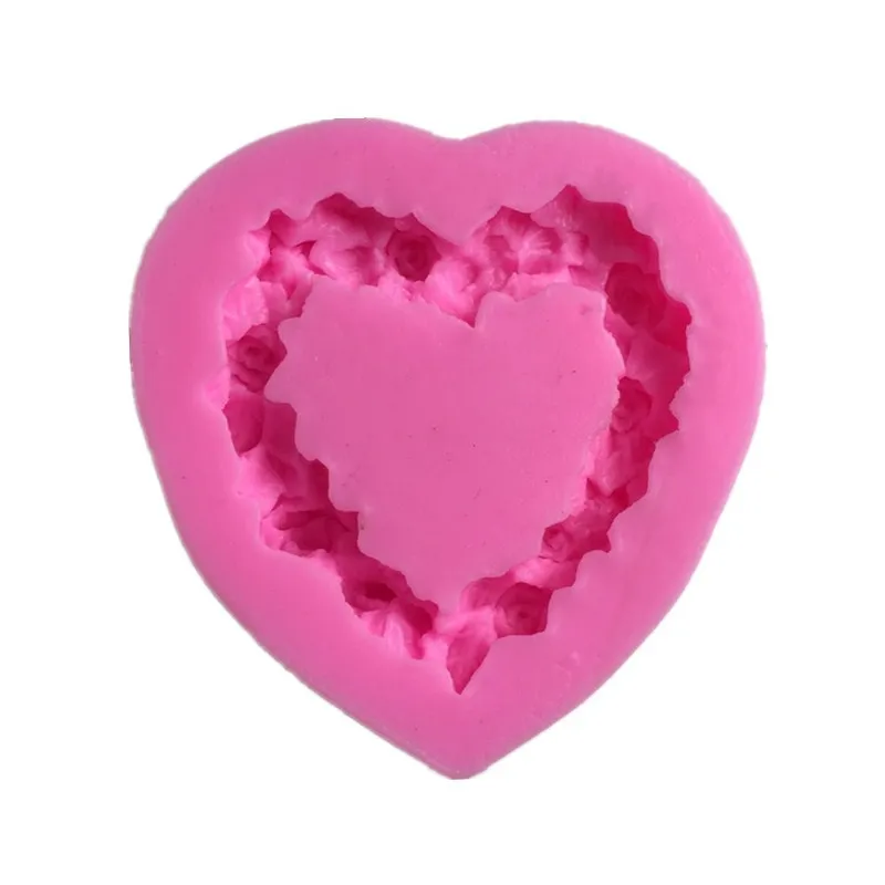 3d Cœur Amour Silicone Fondant Moules A Gateaux Savon Moules A Chocolat Moules A Bonbons Et Chocolat Patisserie Napravi Rs