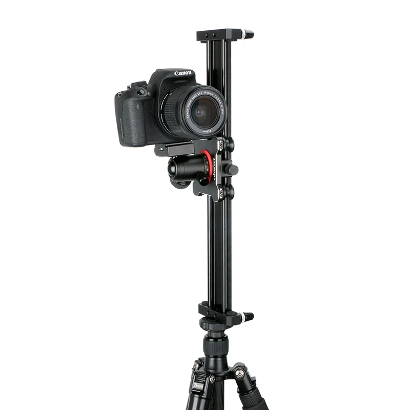2 in 1 DSLR Camera Slider Rail System 40cm/50cm Aluminium Travel Track Dolly Slider for Nikon Canon Pentax for iPhone XS XR 2 in 1 DSLR Camera Slider Rail System 40cm/50cm Aluminium Travel Track Dolly Slider for Nikon Canon Pentax for iPhone XS XR