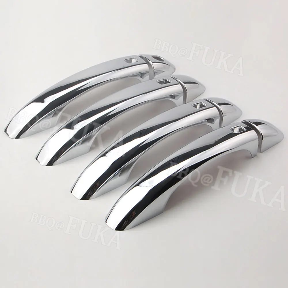 

Car Exterior Door Handle Bar Cover Bezel Trim Sticker For Audi Q5 2009-2016 A4 B8 S4 A5 2008-2015 Chrome Trim Styling