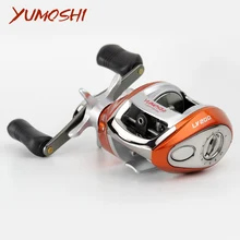 YUMOSHI Правая или левая рука baitcasing Катушка 12+ 1BB 6,3: 1 Приманка литья Рыболовная катушка магнитный тормоз Капля воды катушка колеса Горячая
