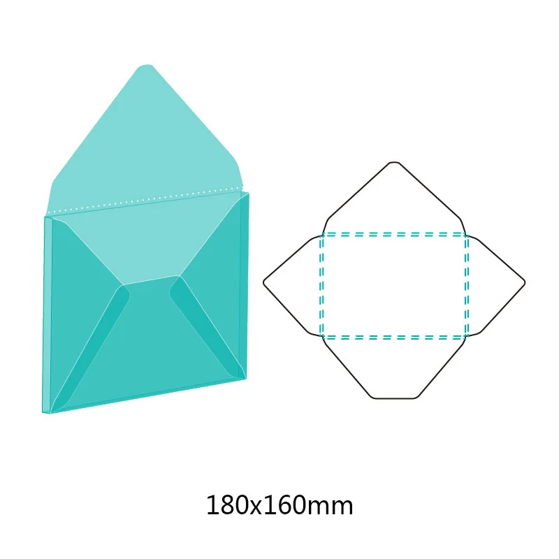 

Folded envelope Metal Cutting Dies Stencil DIY Scrapbooking New Arrival Embossing Craft die Background For Card Making new 2019
