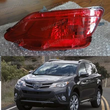 1 Pcs Lado Direito Vermelho Rear Bumper Fog Lâmpada Luz Para Toyota RAV4 2013-2015