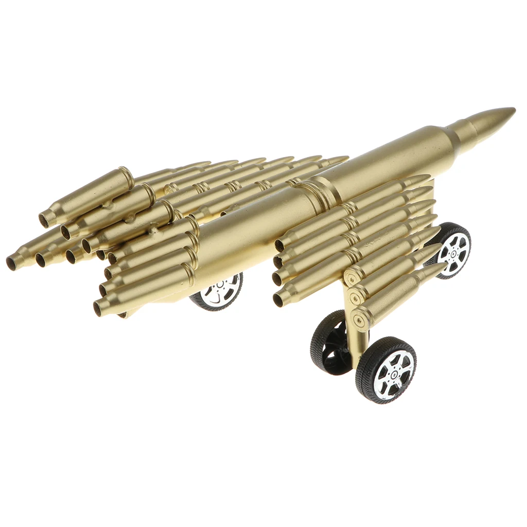 Metal Craft Jet Airplane Model Air Force Aircraft Sculpture Made From Shells Casings Shaped Army Toy Home Decor Gift #B