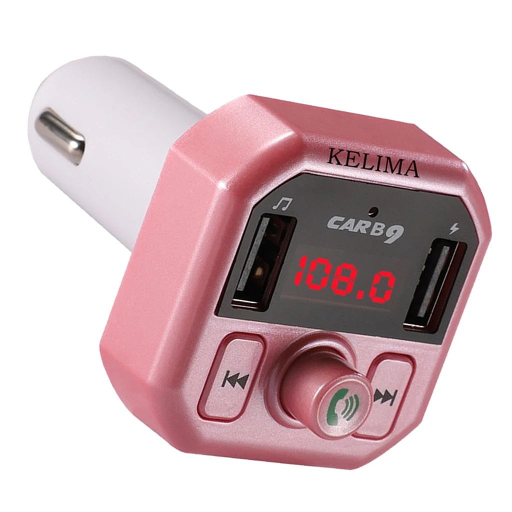 Автомобильный комплект MagiDeal Bluetooth, fm-передатчик, гарнитура, два порта usb для зарядки