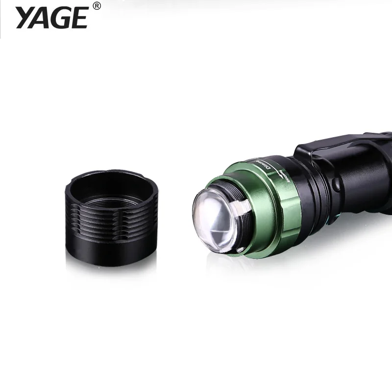 Фонарик YAGE YG 338C светодиодный перезаряжаемый аккумулятор 18650 или ручной фонарик