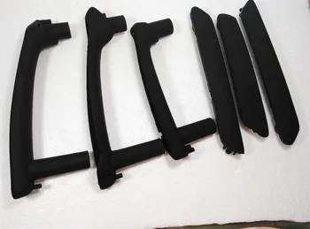 

6pcs/set Black Interior Door Handle With Trim For Volkswagen Passat B5 inner armrest