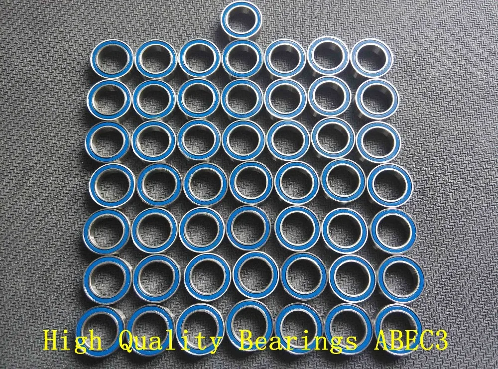

Free shipping 50PCS 8X12X3.5 MR128 2RS ABEC3 8X12X3.5mm Motor bearing Model bearing