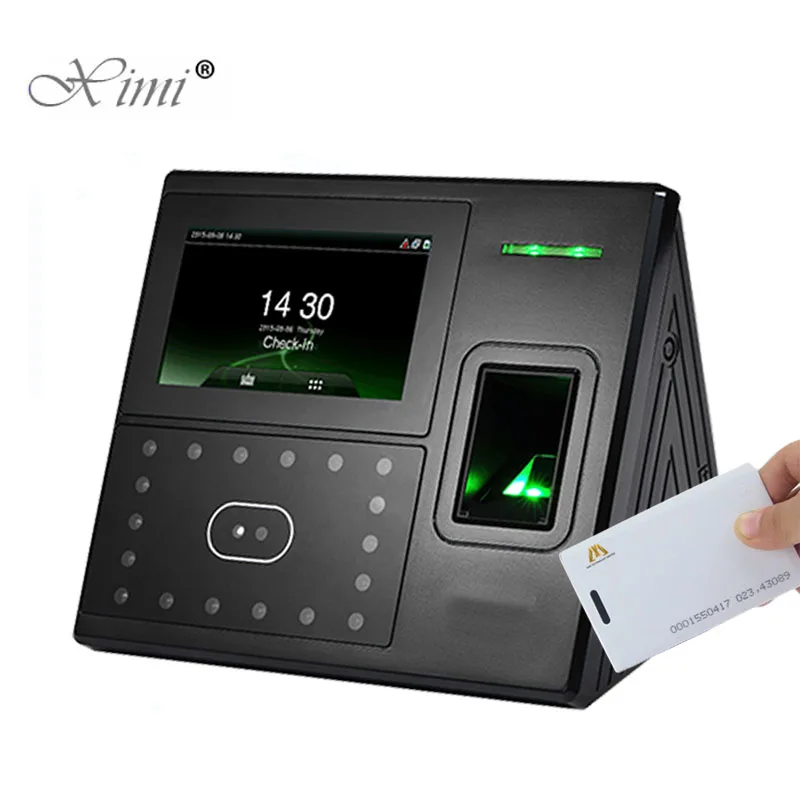 

ZK uFace402 Face Recognition Time Attendance System Facial And Fingerprint Door Access Control With 125KHz RFID Card Reader