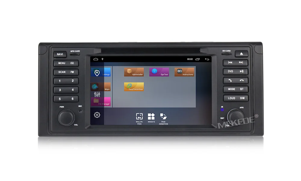Excellent MEKEDE 2G Android 9.1 1 din Car DVD player for bmw e53 E39 X5 With GPS Bluetooth Radio RDS USB SD Steering wheel control 19