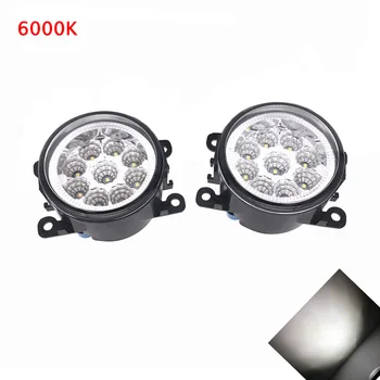 

Super Bright DRL 2pcs 9 LED Car head Front Round Fog Tail light For Opel Tigra Twntop Convertible 2004-2006 2007 2008 2009 2010