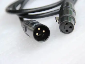 

10pcs/lot, 1M DMX Extension Cable or 1 Meter DMX cable 3 pin Signal Connection For Stage Lights Equipment