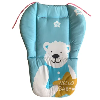 

2019 New Universal Cartoon Floral Stroller Seat Covers Soft Thick Pram Car Seat Cushion Cover Pad