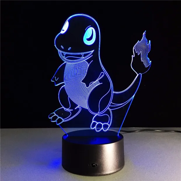 Pokemon Go Touch ночные огни красочные Charmander игры Пикачу Фигурки игрушки Сквиртл Бульбазавр Pokeball подарки для детей