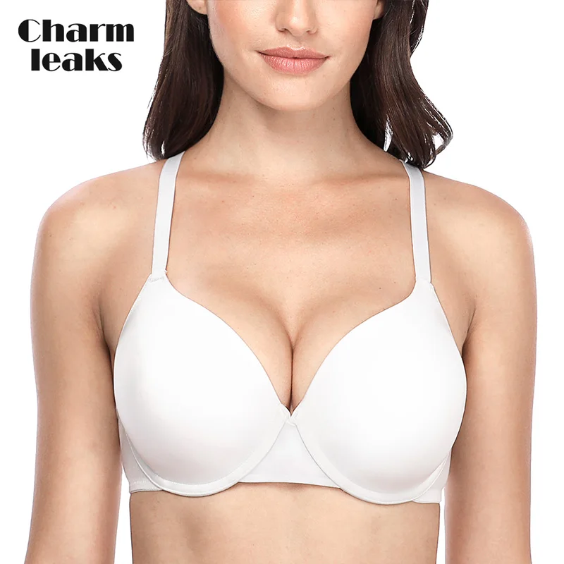 Buy CharmLeaks Ladies Sexy Push Up Everyday Bras Underwired Plunge
