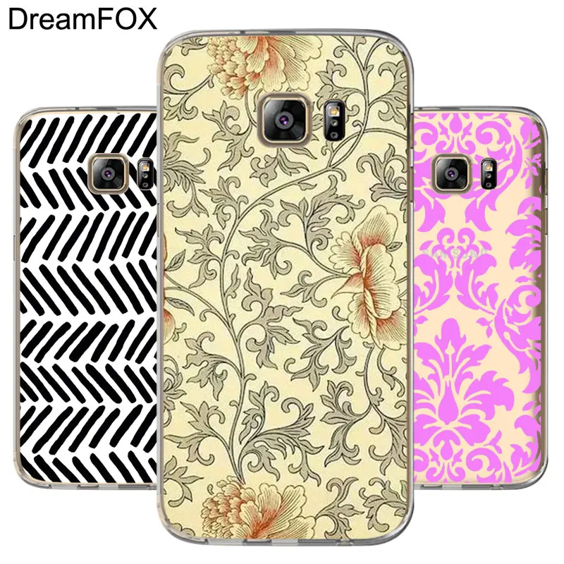 DREAMFOX M063 Beautiful Paper Cut Art Soft TPU Silicone Cover Case For Samsung Galaxy S5 S6 S7 S8 S9 S10 5G S10E Lite Edge Plus |