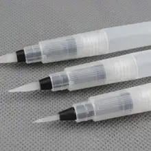 3 шт./компл. воды с цветными набор мягких ручек-кистей Размеры средней длины