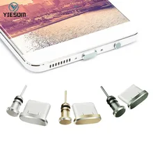 Type-C Пылезащитная заглушка Alu mi nium сплав type C Разъем для мобильного телефона USB-C зарядное устройство Порт для Xiaomi mi A1 5X huawei P10 P20 samsung S8 S9