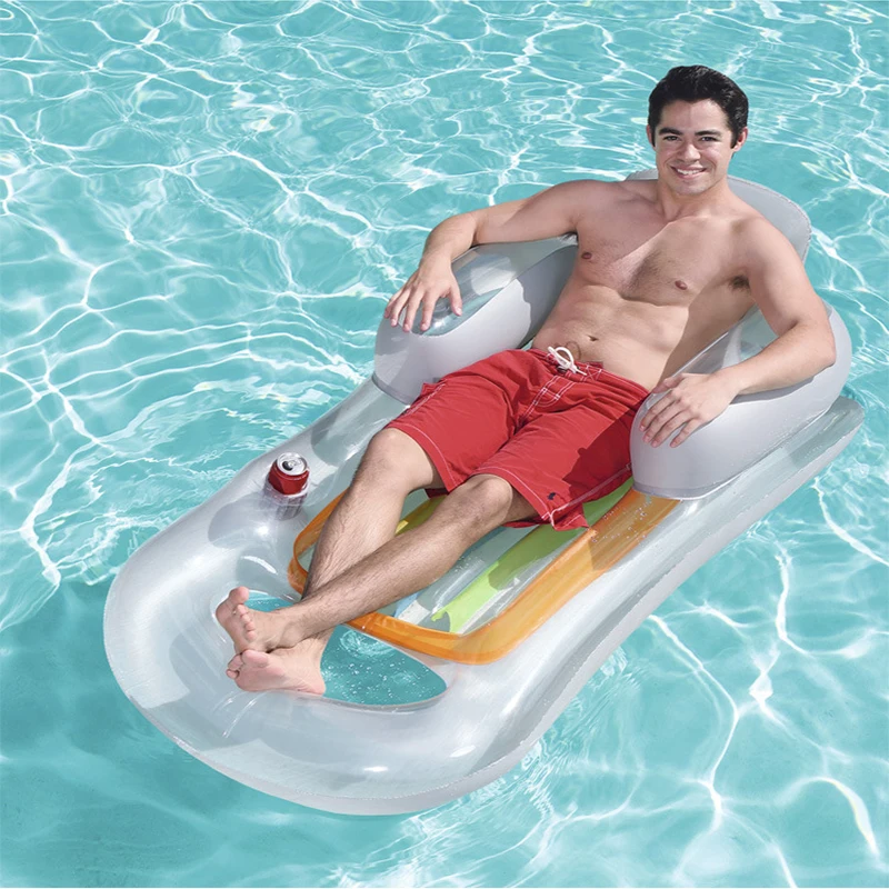 Inflatable Lounge Chair Hammock Sea Bed pool Float swimming circle Air Mattress water toys for child adult kids beach party Inflatable Lounge Chair Hammock Sea Bed pool Float swimming circle Air Mattress water toys for child adult kids beach party