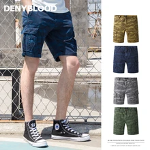 Мужские джинсы denyblood, шорты, Новое поступление, летние камуфляжные шорты-карго с принтом, брюки-Капри, пляжные шорты-бермуды D801C