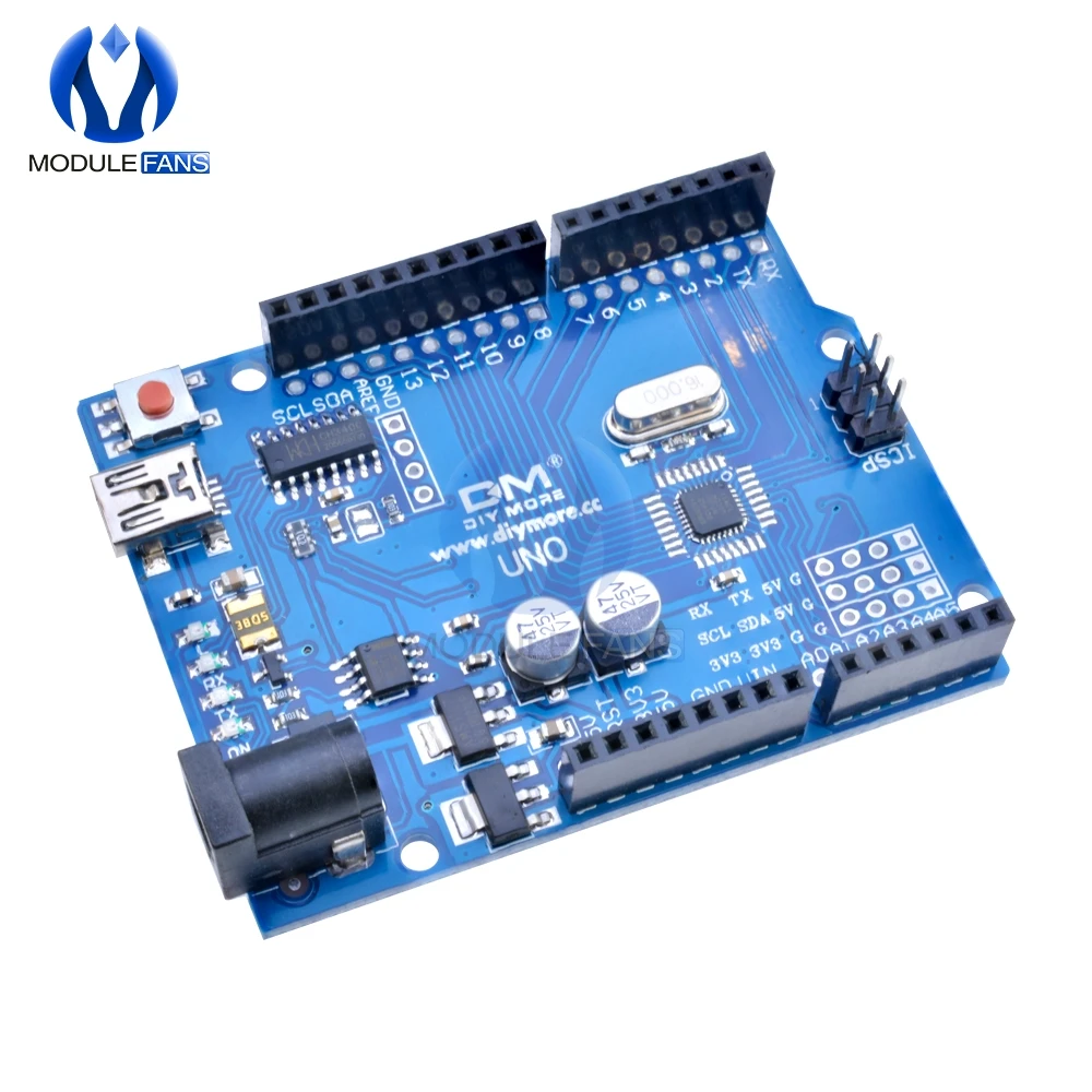 

UNO R3 ATmega328P ATmega328 CH340G Mini USB Board Microcontroller CH340 Replace ATmega16U2 Without USB Cable ONE