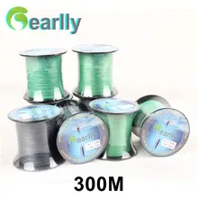 Gearlly бренд супер сильная Япония 300 м многонитевая PE плетеная рыболовная леска 10 15 20 30 40LB