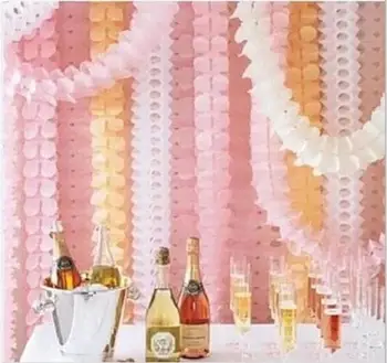 

3.6m Clover Paper garlands Wedding scene Marriage room layout Shop windows Birthday party decoration Wedding products