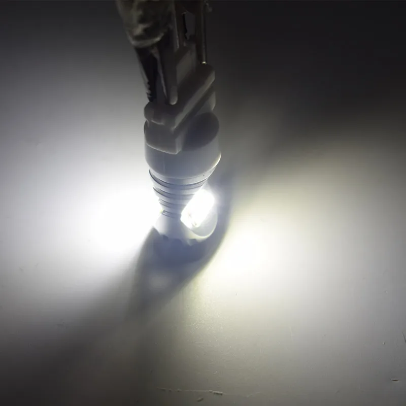 2Pcs 3156 3056 6SMD LED Bulbs Cr-ee Led Chip Car lamp rear brake Lights Source parking 12V24V White (8)