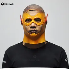 The Kid Flash Masks DC Movie Cosplay Costume Prop Halloween Full Head Latex Party Masks The Kid Flash Masks DC Movie Cosplay Costume Prop Halloween Full Head Latex Party Masks