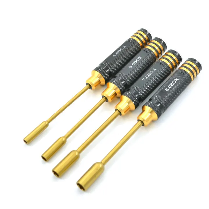 4 PCS HSS Titanium M2 M3 M4 M5 Hexagonal Screwdriver with Socket 4.0 5.5 7.0 8.0BOX for RC Multirotor Fpv Racing Drone | Игрушки и хобби