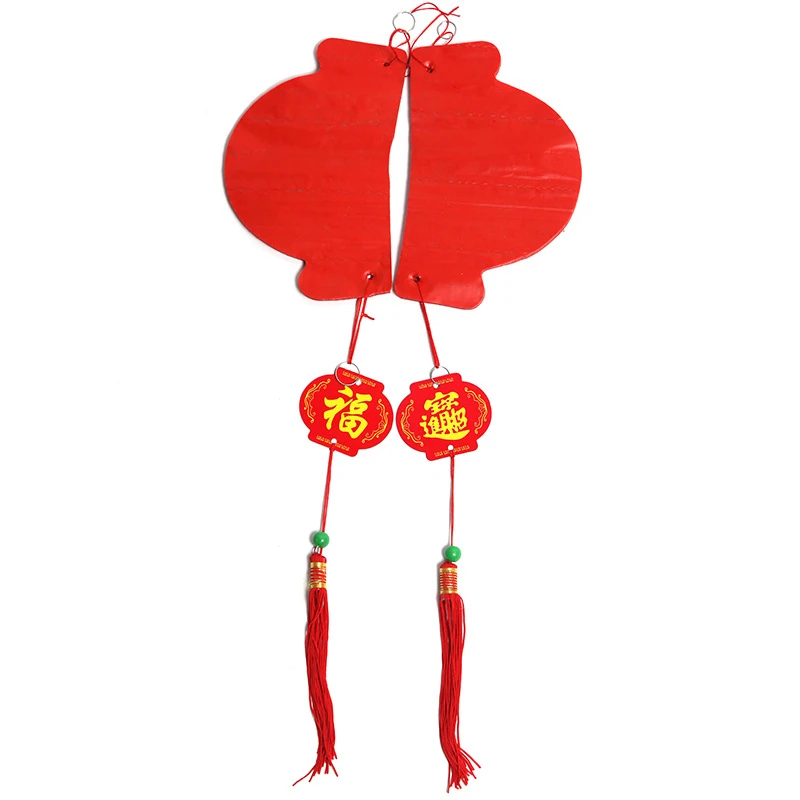 HAOCHU, 10 шт., 8 дюймов(20 см), китайский традиционный красный бумажный фонарик, товары для празднования Нового года, праздничные, вечерние, свадебные украшения