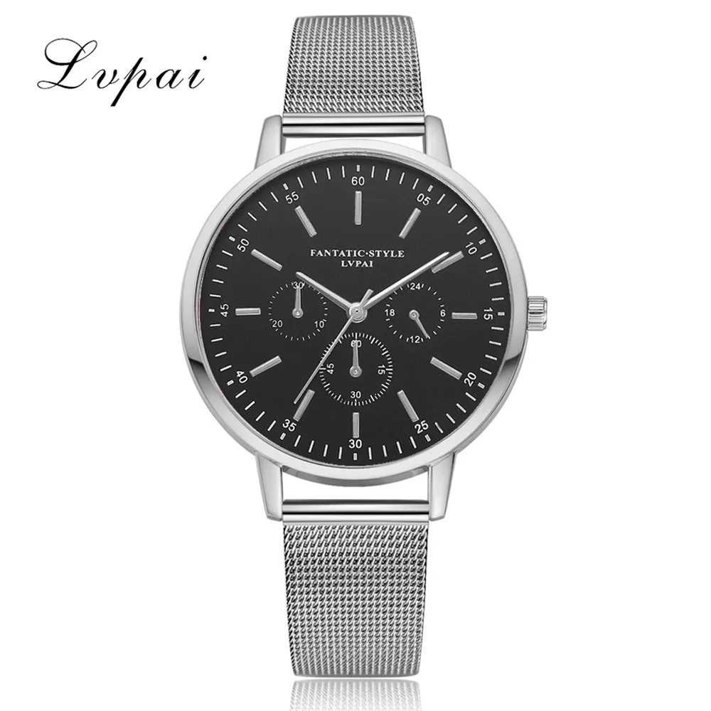 Lvpai Brand Fashion Women's Casual Quartz Mesh Belt Three eye Watch Analog Wrist Watch Relogio Feminino Fashion Women Gifts Lvpai Brand Fashion Women's Casual Quartz Mesh Belt Three eye Watch Analog Wrist Watch Relogio Feminino Fashion Women Gifts