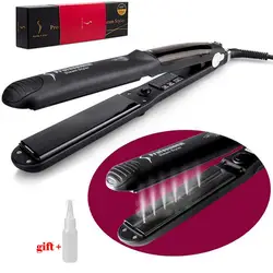 Керамика паровой выпрямитель для волос бигуди Steampod Professional Flat Iron Vapor выпрямление Утюг для волос Утюг стиль инструмент