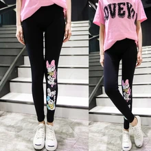 Г. Новые леггинсы весной и летом женщина Забавный Печать хороший стрейч тонкий верхняя одежда длинные штаны Леггинсы