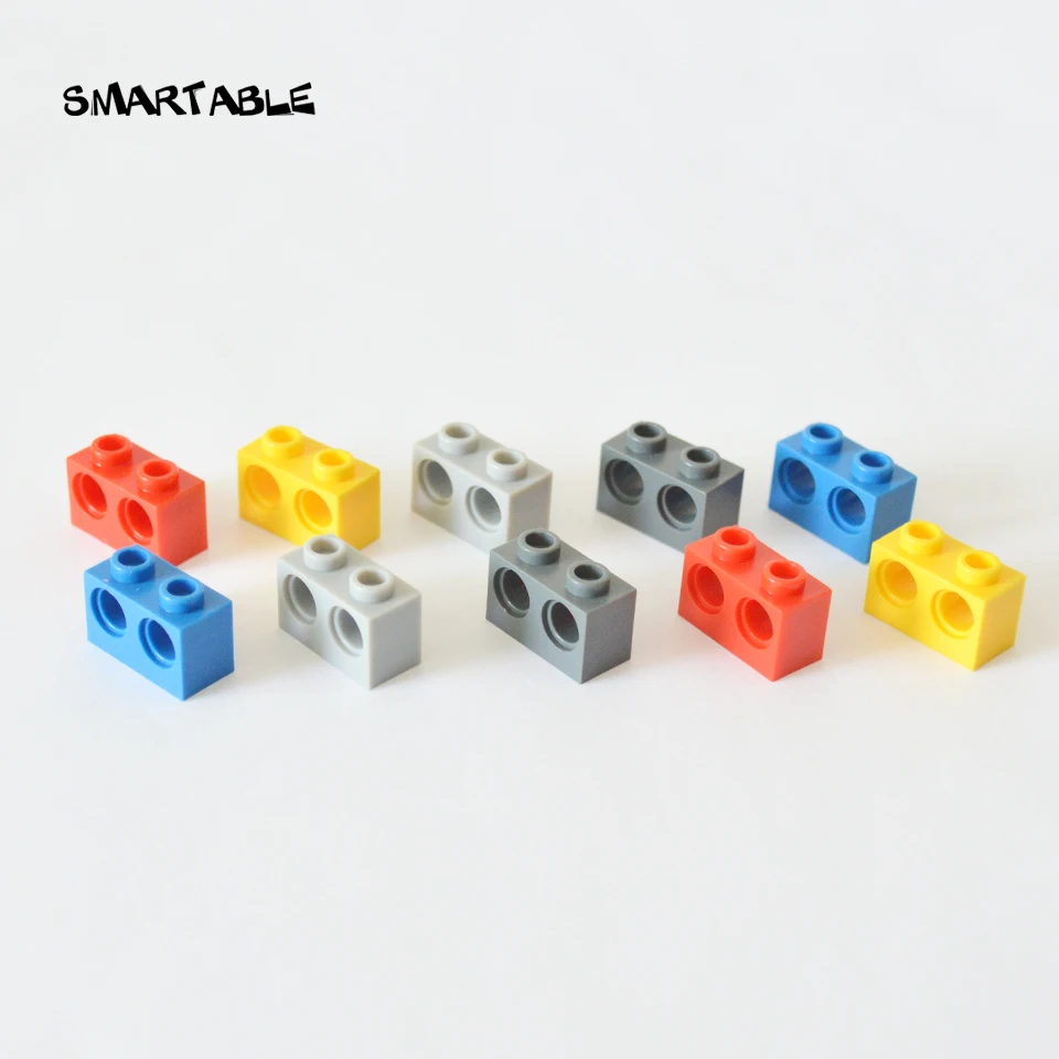 

Smartable Technic Brick 1x2 with Holes Building Blocks Parts Creative Toys Compatible 32000 Technic MOC Toys 136pcs/lot
