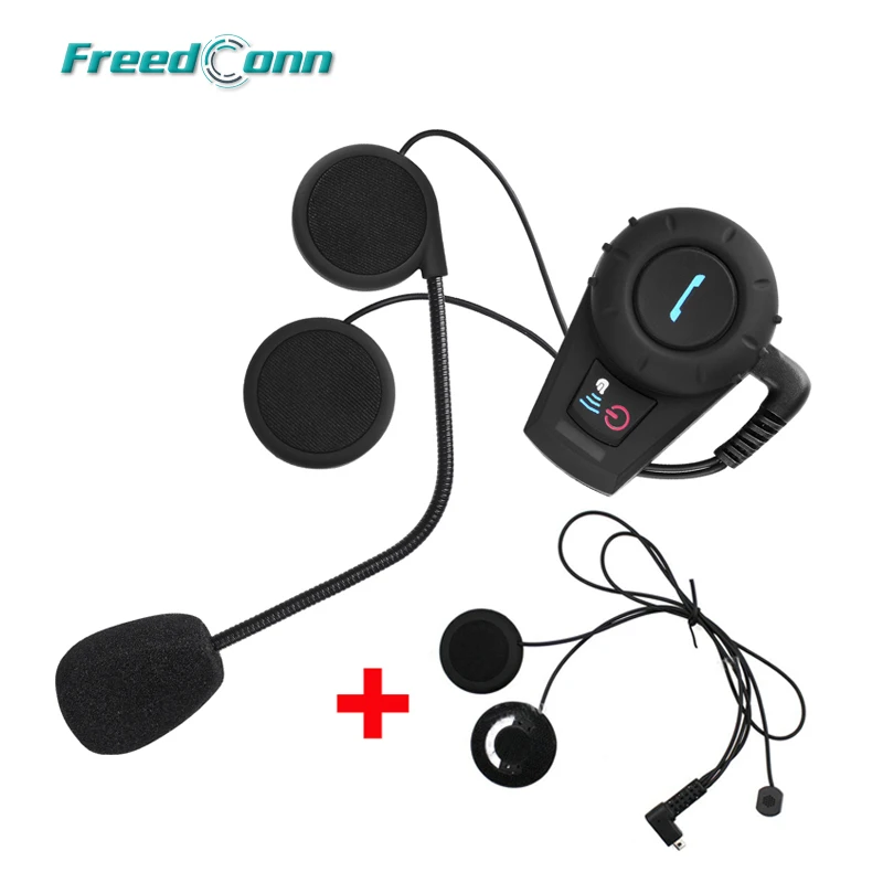 FreedConn FDCVB 500M мотоциклетный BT Bluetooth Многоконтактный шлем с наушниками, с внутренней телефонной связью Handfree+ дополнительный мягкий наушник