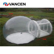 Waterproof 0.8mm PVC igloo inflatable clear tent factory direct sale inflatable transparent bubble tent camping tents for sale Waterproof 0.8mm PVC igloo inflatable clear tent factory direct sale inflatable transparent bubble tent camping tents for sale