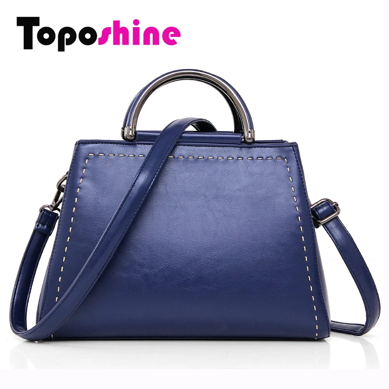 

Toposhine Bolsa Feminina Women Leather Handbags Ladies Hand Bag Famous Brand Luxury Handbags Women Bags Designer Handbags 126