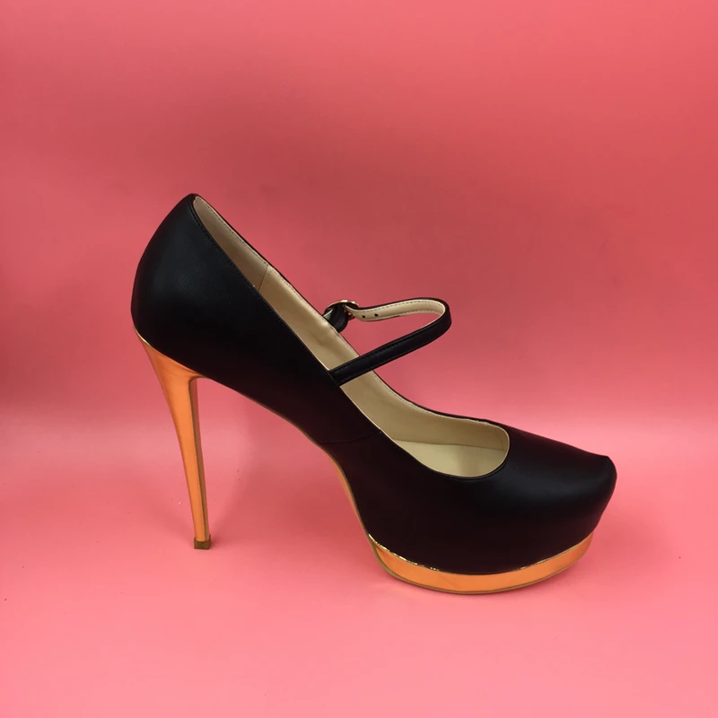 Cheap gold platform heels Shoespie is a good place for one-stop shopping, there are all sorts of sexy fashion high platform shoes for women ranging from black suede platform heels, patent leather peep toe platform heels, buckle platform heels, rhinestone stiletto platform heels, pearl ankle strap platform heels t-warp platform heels, rivet platform heels, leopard platform heels, lace cut-out platforms to printed platform heels.