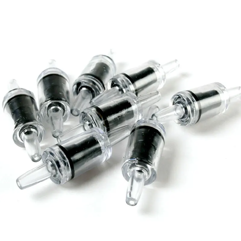 Лучшая цена 5 шт. аквариумный воздушный клапан в одну сторону обратный клапан для Co2 Системы компрессор воздушного насоса аксессуары для аквариумов