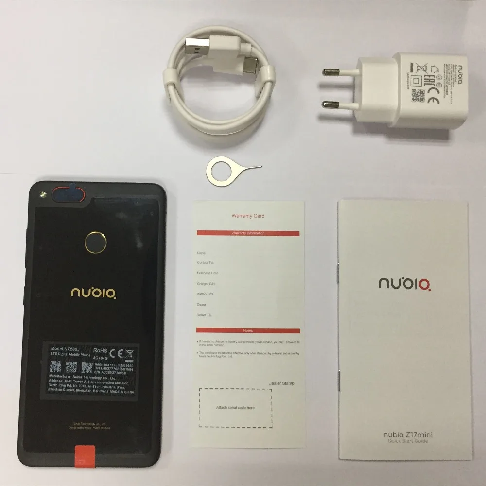 Новинка смартфон Nubia Z17 4G LTE восьмиядерный процессор Snapdragon 652 двойная камера 13 мп