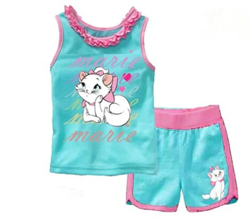 

Brand kids Pajamas Sets Cartoon Bicycle pattern nightgown Children cotton Pyjamas girls boys lovely soft sleepwear clothes set